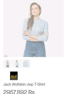 &#34;Jackwolfskin&#34; Feel Dry Tech. top - (Medium)