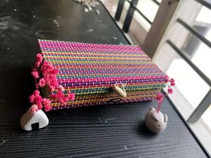 Colorful Woven Box 🌈