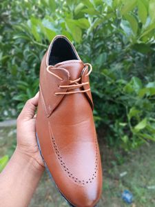 Men&#39;s Brown Leather Dress Shoes