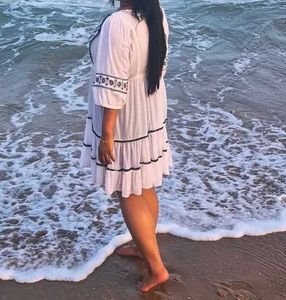 Boho Embroidered Dress