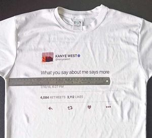 Twitter Post T-shirt (Kanye West)