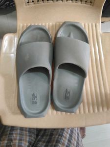 Casual Grey Open toe slides
