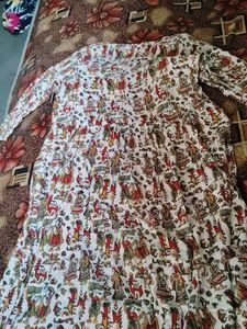 White Patterned Dress