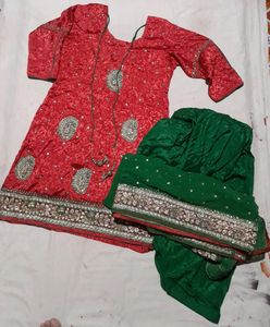 Heavy 3 Piece Kurta Set ❤️💚