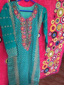 Kurtha (Cotton) Peacock Green
