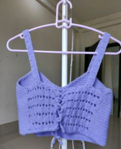 Chrochet Lavender Top