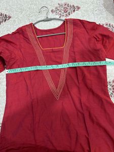 Elegant Maroon Kurta Set