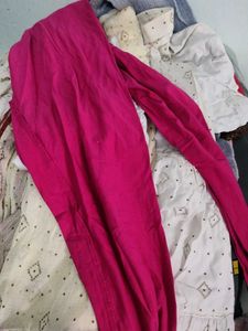 Light Blue Embroidered Kurti