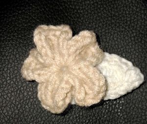 Crochet Flower Pin