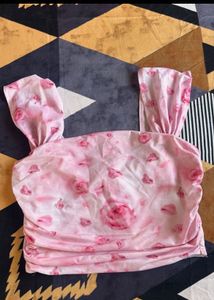 Floral Print Off-Shoulder Top