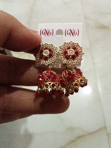 ♥️ red earings