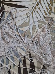 It&#39;s A Pretty  Net Bodysuit  In Imported  Premium