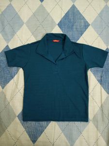 Stylish Teal Polo T-Shirt