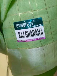 New Saree With Falls Pico Tag