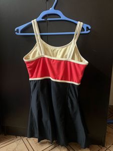 Red &amp; Black Swim Dress
