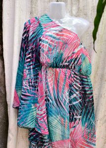 Tropical Print Dress