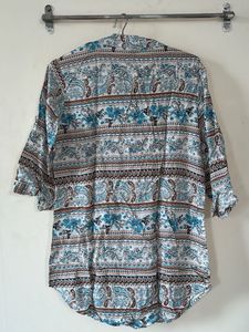 Patterned Tunic Top