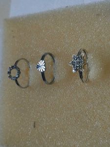 Set Of 3 Rings Size 16