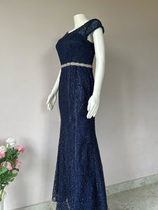 Blue Sparkling Gown