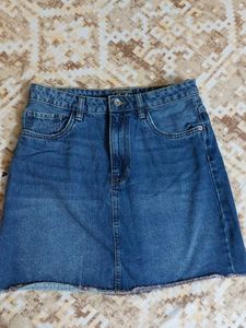 Blue Denim Skirt
