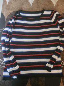 Striped Knit Sweater