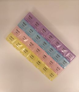 Medicine Pill Organiser Box 🩵