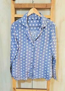 Crey Printed Shirt Size-36-M