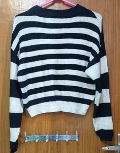 ZARA Striped Knit Sweater