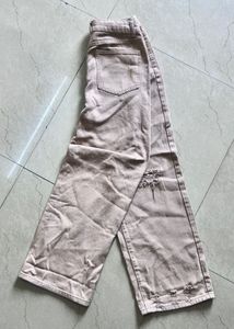 Shein Butterfly Graphic Ripped Jeans