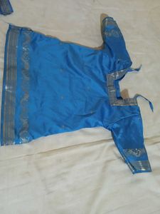 Banarasi Silk Pattu Pavada With Blouse