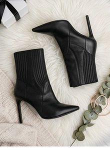 pencil heel boots
