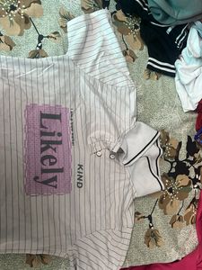 Striped White Shirt