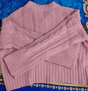 Oversize Mauve Sweater