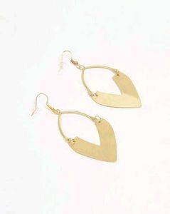 AJIO - Handmade V- Cutout Dangles Earrings