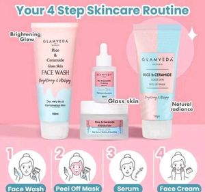 Glamveda 4-Step Skincare Routine Kit