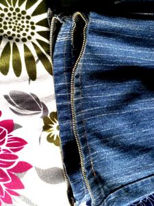 Bootcut Pinstripe Jeans For Men