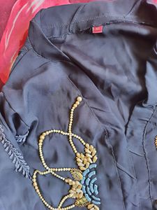 Charcoal Grey Kurta With Pant