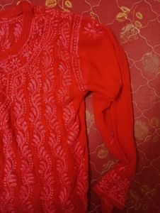 Chikenkari Short Top