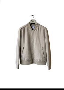 Zara Beige Bomber Jacket