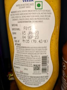 Ketchup, Mustard, Cheese Spread.