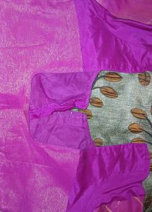 Pink Silk Blend Blouse