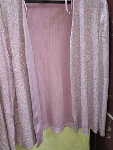 Pink Glitter Shrug