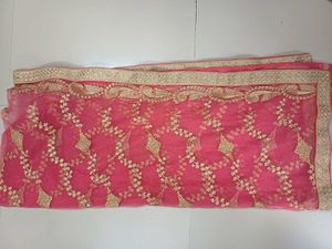 Elegant Pink Net Dupatta