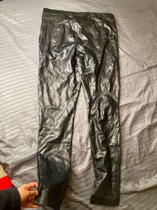 glossy leather bottoms