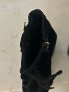 Stylish Black Heeled Booties