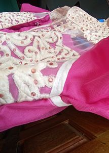 Offer...Long Festive Gown For Ladies With Inner