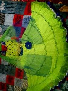 Green &amp; Blue Party Dress