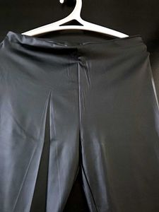 Black Faux Leather Leggings