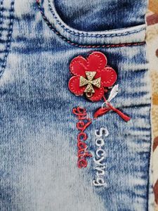 Cute Distressed Denim Jeans