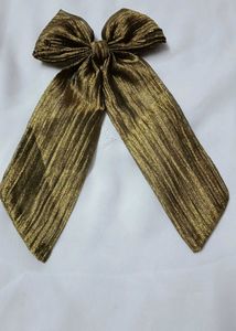 Golden Bow Hair Clip